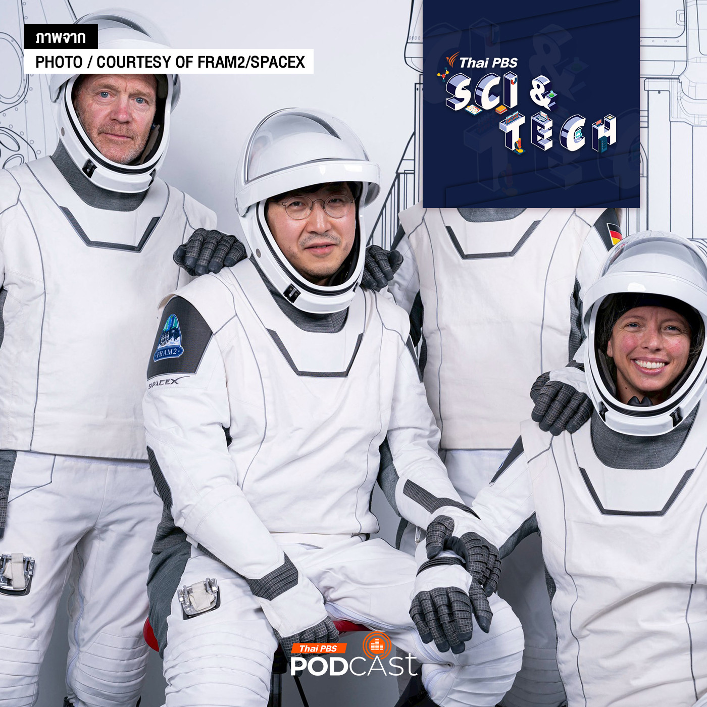 EP. 852: Fram2 ภารกิจอวกาศพามนุษย์โคจรตัดผ่านขั้วโลก
