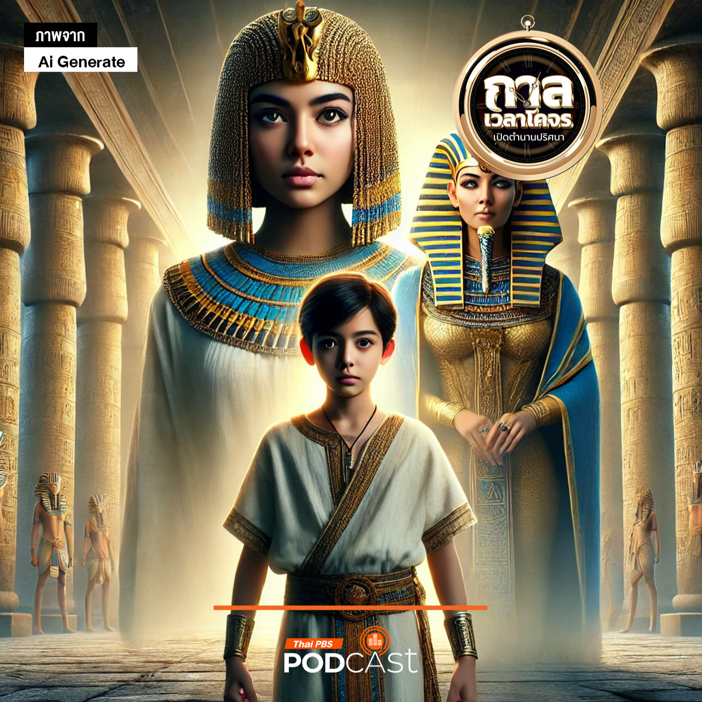 กาลเวลาโคจร เปิดตำนานปริศนา EP. 5: คลีโอพัตราที่ 7 กับ ฟาโรห์เด็กที่ต้องสาบสูญ