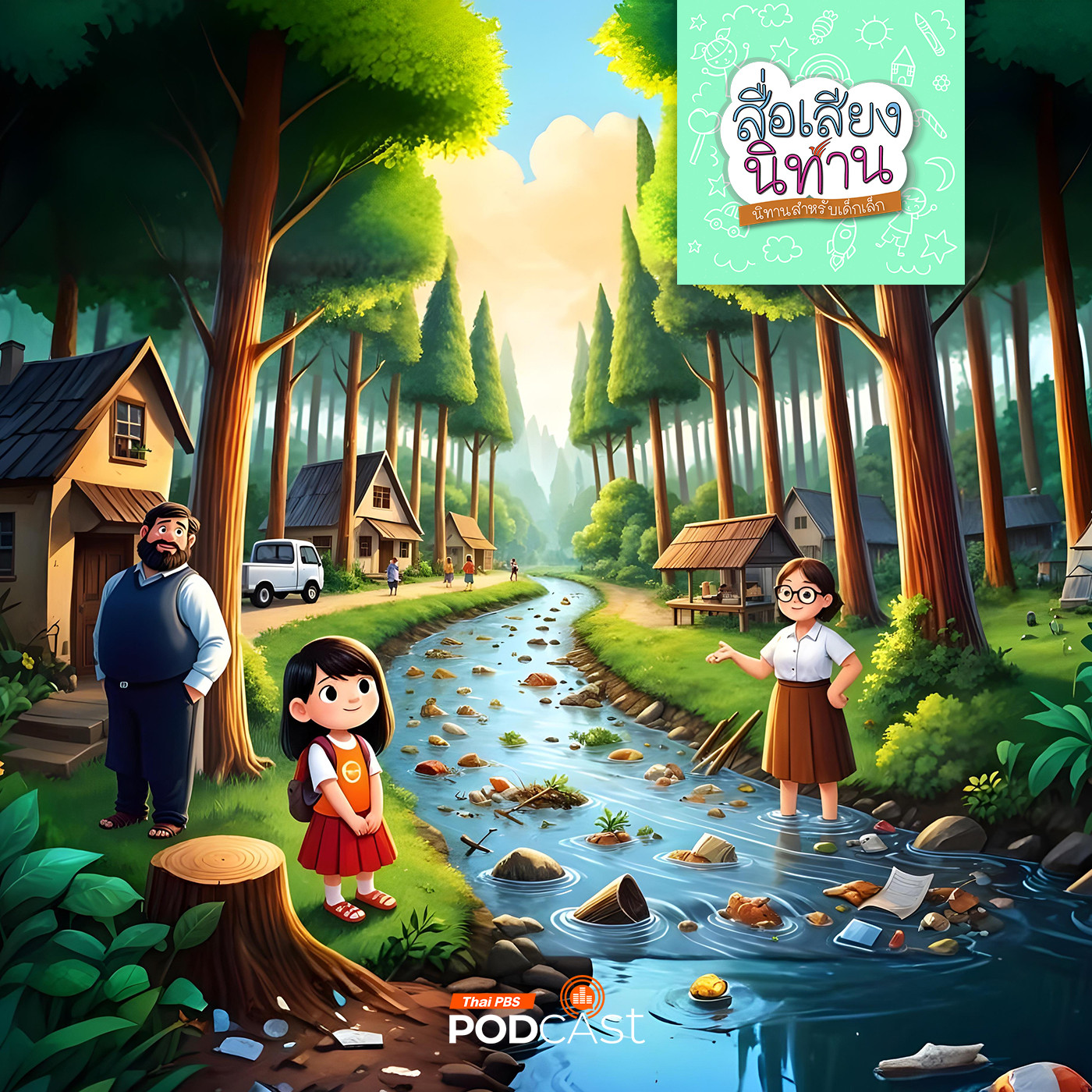 สื่อเสียงนิทาน : นิทานเด็กเล็ก : ธารน้ำของชุมชน