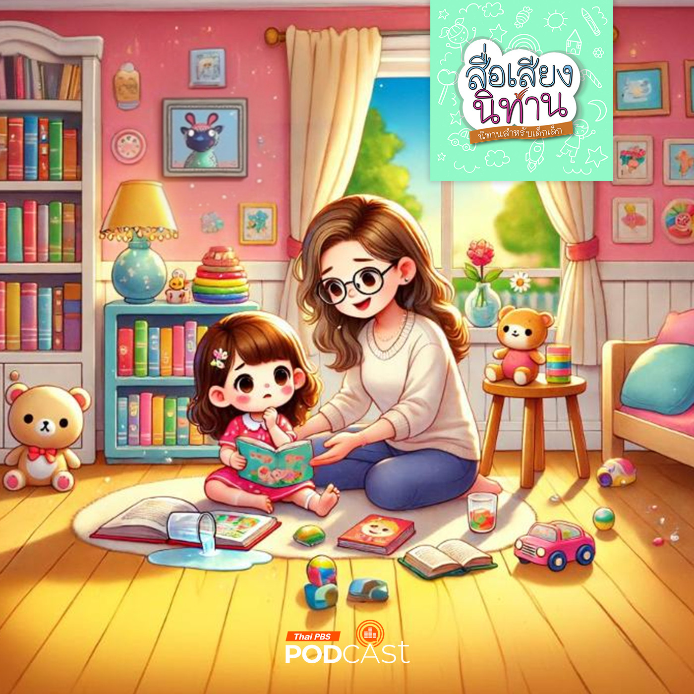 สื่อเสียงนิทาน : นิทานเด็กเล็ก : นานะและหนังสือเล่มโปรด