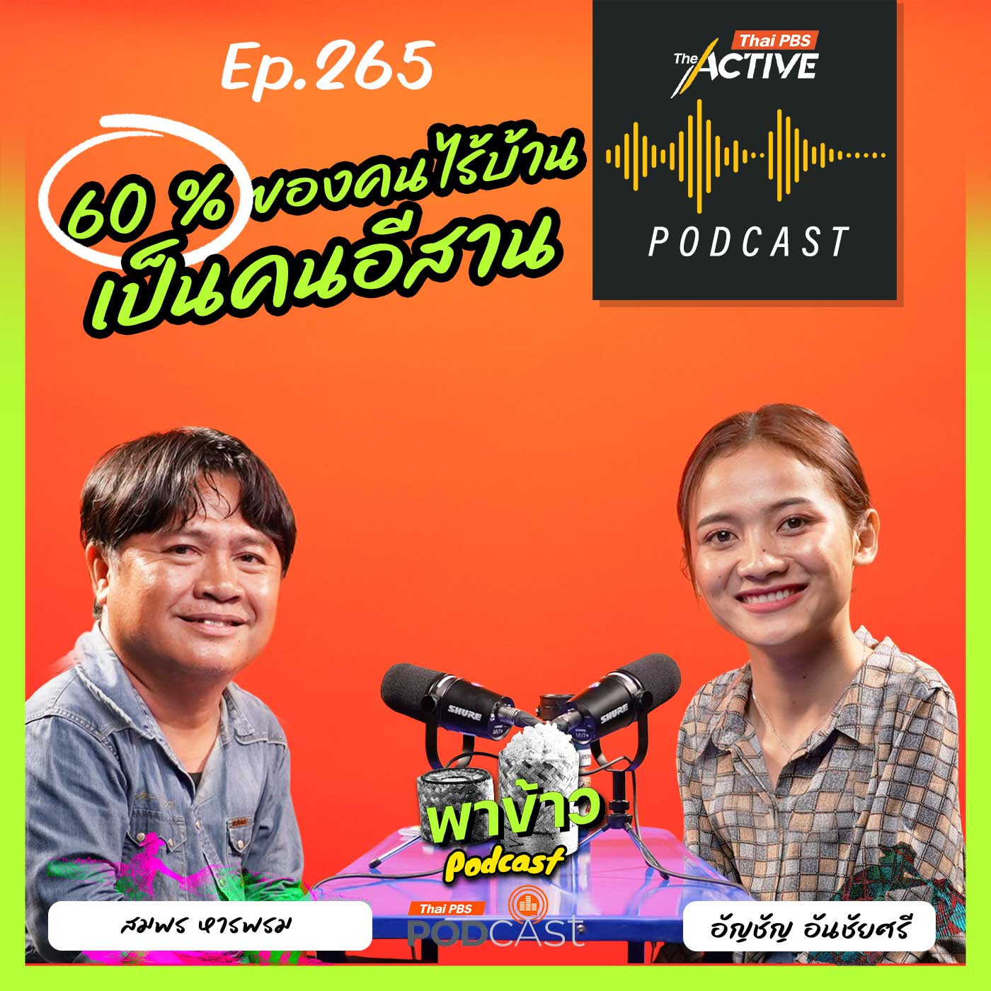 EP. 265: 60% ของคนไร้บ้าน เป็นคนอีสาน