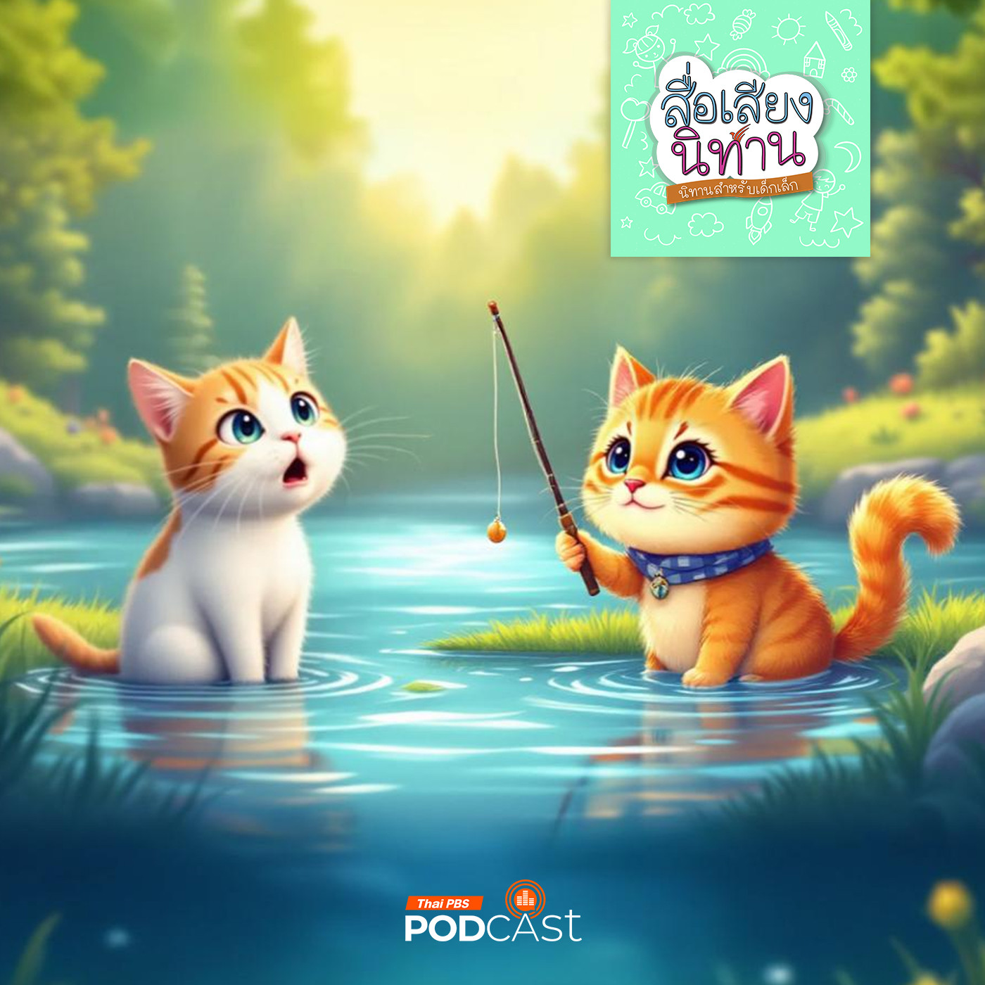 สื่อเสียงนิทาน : นิทานเด็กเล็ก : เพื่อนรักนักตกปลา